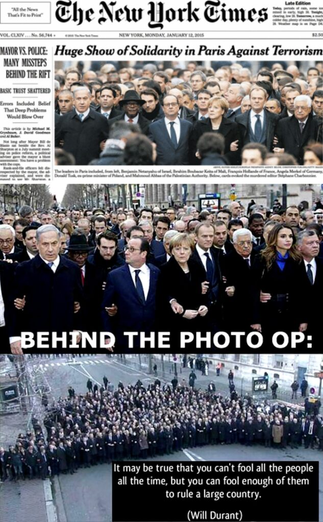 Charlie Hedo - Paris March Deceptive Photo